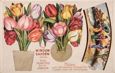 Lot 214 - Raphael Tuck ‘Cut-out’ postcards. A group of 7 rare cut-out postcards, pre-1920