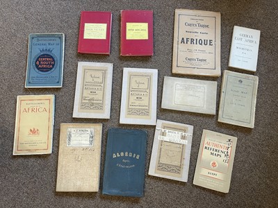 Lot 133 - Africa. A collection of 14 Folding Maps, late 19th & early 20th century