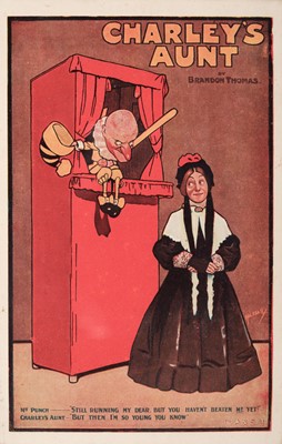 Lot 225 - Theatrical postcards. A group of 37 theatrical postcards, pre-1920