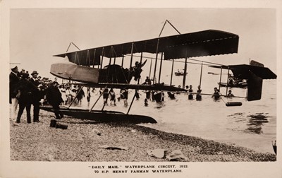Lot 186 - Aviation & Transport postcards. A group of aviation and transport postcards, pre-1920