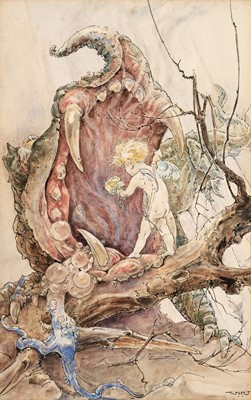 Lot 236 - Walker, (William Henry, 1854-1940) A Collection of seven ink and watercolour drawings