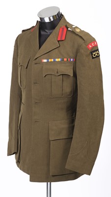Lot 265 - Military Uniforms. A WWII officers' uniform worn by Lieutenant Colonel Viscount Sandon