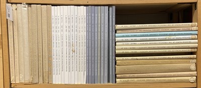 Lot 474 - Transactions of the Oriental Ceramics Society, 43 volumes, 1964-2023