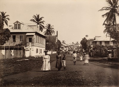 Lot 112 - West Africa. An album containing 60 gelatin silver prints of Sierra Leone, c. 1915-20