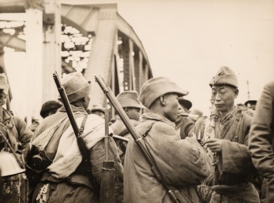 Lot 59 - China. A group of 12 gelatin silver prints relating to ‘The Chinese Crisis’ 1929-30