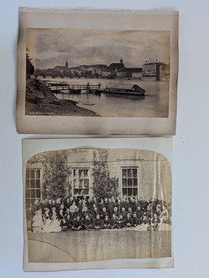 Lot 46 - Travel Photographs. An assorted group of 10 albumen prints, c. 1880s