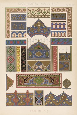 Lot 483 - Jones (Owen). The Grammar of Ornament, 1st edition, London: Day and Son, 1856