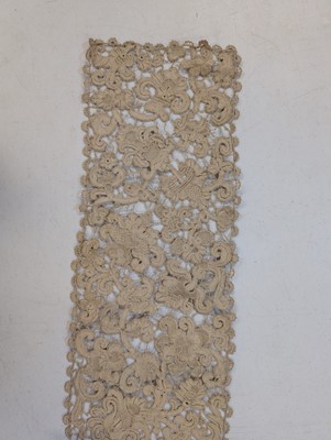 Lot 459 - Lace. Four large pieces of Venetian Gros Point, probably 17th century