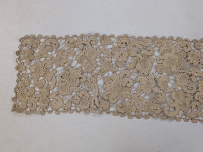 Lot 459 - Lace. Four large pieces of Venetian Gros Point, probably 17th century