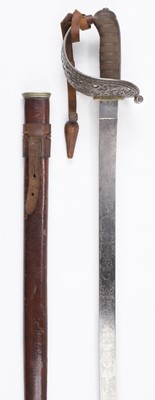 Lot 213 - Sword. A Victorian presentation sword to Major J.B. Hebbert, First Warwickshire Rifle Volunteers