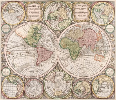 Lot 154 - World. Seutter (George Matthaus), Diversi Globi Terr-Aquei..., circa 1730