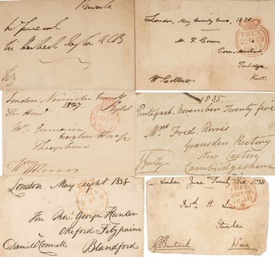 Lot 427 - Free Fronts. A series of approx. 110 Free Front Envelopes with signatures of numerous politicians