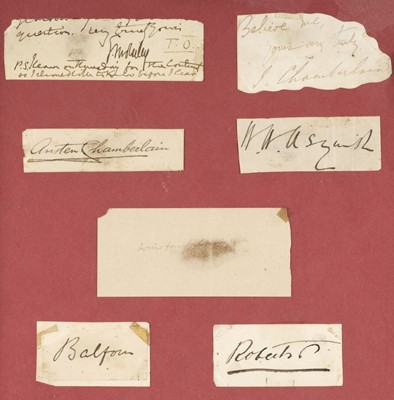Lot 63 - Churchill (Winston Spencer, 1874-1965). A Winston Churchill cut signature