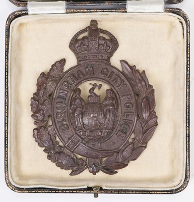 Lot 228 - Birmingham Police. George V Birmingham Special Constabulary hardwood truncheon