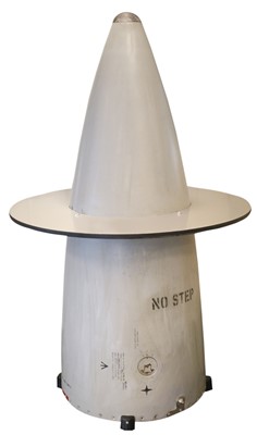 Lot 491 - Tornado Jet. A table made from the nose section of 1500lt Tornado Jet external fuel tank