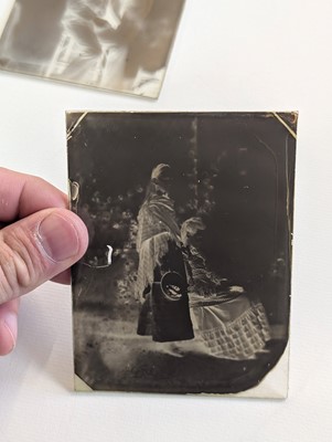 Lot 45 - Claudet (Anton François, 1797-1867). A group of 4 hand-tinted stereoscopic daguerreotypes