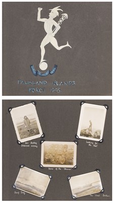 Lot 366 - RAF Ephemera. WWII photographs, maps and other items