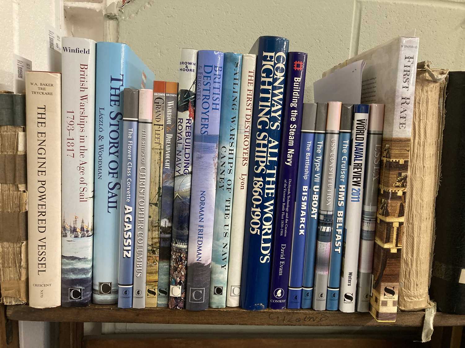 Lot 18 - Winfield (Ray). British Warships in the Age of Sail 1793-1817 and other maritime books