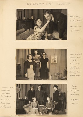 Lot 250 - Scrap Album. Kensington Drama Club, 2 volumes, circa 1946-1965