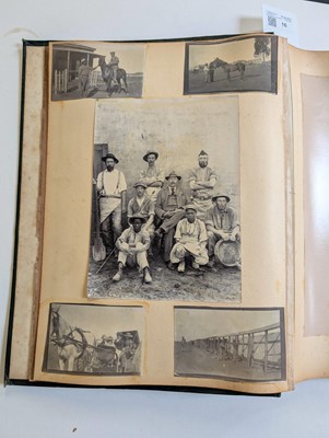 Lot 16 - Egypt. An album containing 21 mounted albumen print photographs