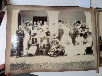 Lot 28 - India. An album containing 50 mounted albumen print photographs, late 19th century