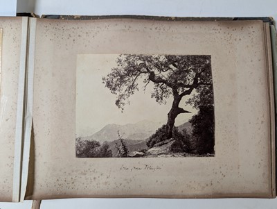 Lot 28 - India. An album containing 50 mounted albumen print photographs, late 19th century