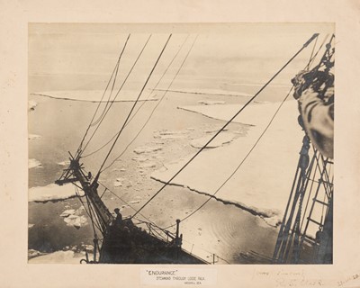 Lot 75 - Hurley (Frank, 1885-1962). Endurance Steaming through Loose Pack Ice, Weddell Sea, December 1914