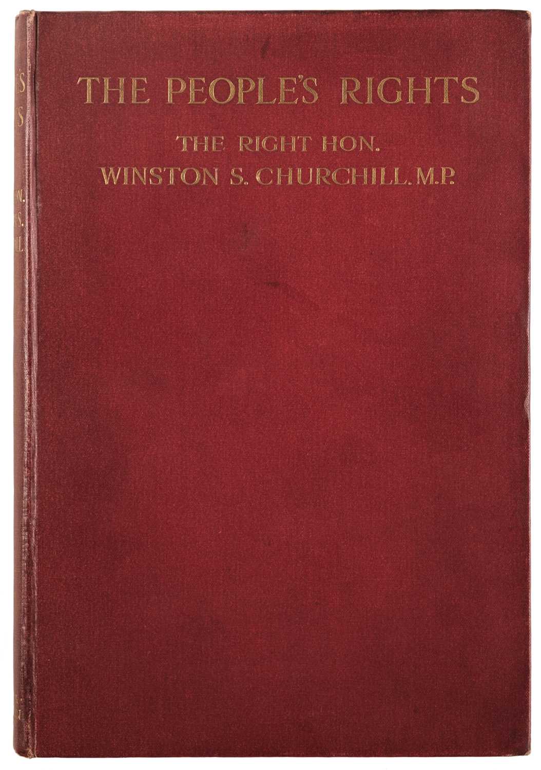Lot 53 - Churchill (Winston S.). The People's Rights, 1st edition, 1909