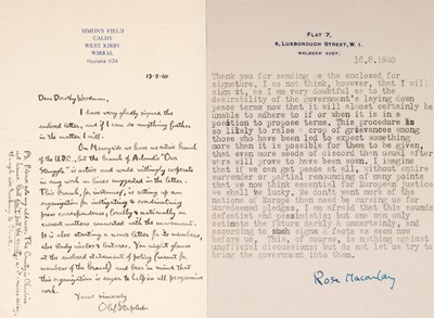Lot 359 - Literary Autographs. A group of approximately 25 assorted literary autographs, mostly 20th century