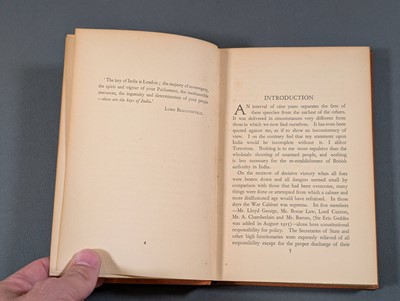Lot 43 - Churchill (Winston S.). India Speeches, 1st edition, 1931
