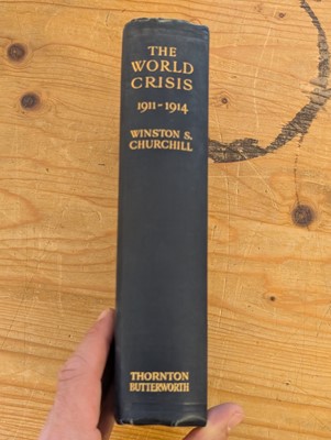 Lot 56 - Churchill (Winston S.). The World Crisis, 5 volumes bound in 6, 1st edition, 1923-31