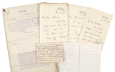 Lot 395 - Asquith (Herbert, 1852-1928). British Prime Minister, Autograph letter signed, 1913