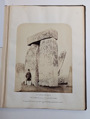 Lot 31 - James (Henry). Plans and Photographs of Stonehenge, and of Turusachan in the Island of Lewis...