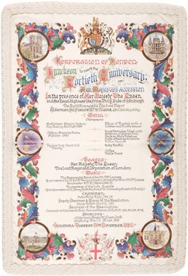 Lot 275 - Invitations. A collection of approximately 22 invitations, 19th and early 20th-century