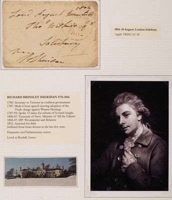Lot 460 - Political & Military Autographs. A group of 24 Autograph Free Fronts Signed, 1795/1835