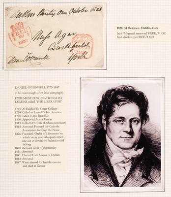 Lot 454 - O’Connell (Daniel, 1775-1847), Irish political leader. Autograph Free Front Signed