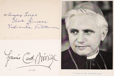 Lot 373 - Pope John XXIII (1881-1963). Autographed Index Card