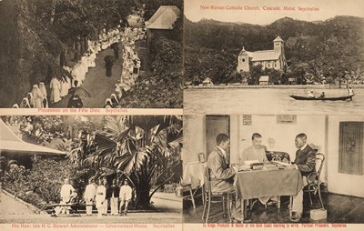Lot 230 - Seychelles. A superlative private collection of Seychelles postcards, c. 1903 and later