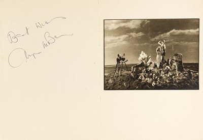 Lot 87 - McBean (Angus, 1904-1990). Personal Christmas card, 1951