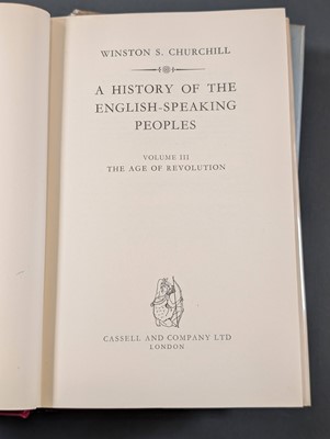 Lot 39 - Churchill (Winston S.). A History of the English-Speaking Peoples, 4 volumes, one signed