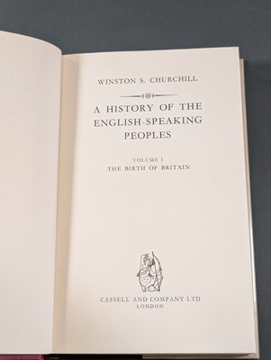 Lot 39 - Churchill (Winston S.). A History of the English-Speaking Peoples, 4 volumes, one signed