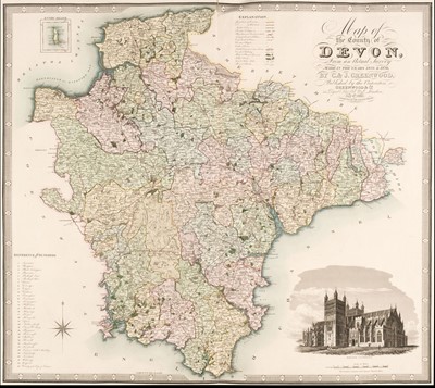 Lot 120 - Greenwood (C. & J.). A collection of 40 British County Maps, circa 1830