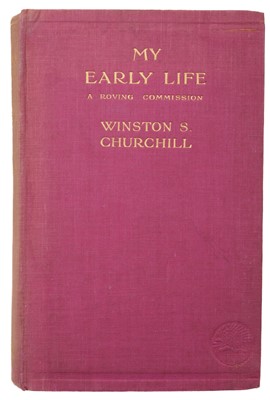 Lot 49 - Churchill (Winston S.). My Early Life, 1st edition, 2nd state, 1930