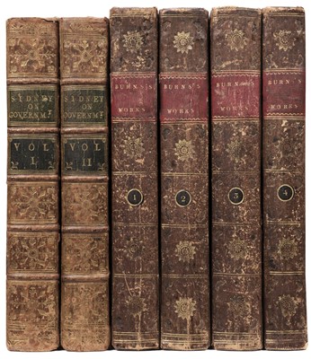 Lot 280 - Sidney (Algernon). Discourses concerning Government..., 2 volumes, Edinburgh, 1750