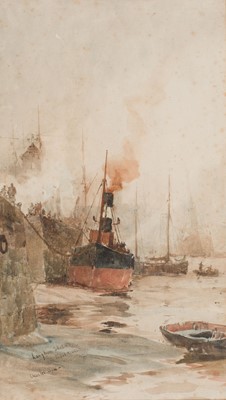 Lot 303 - Dixon (Charles Edward, 1872-1934). Langham Sketch of 'Labour', watercolour, & Sketch of 'Tidal River