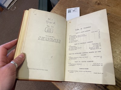 Lot 64 - Booth (Charles). Life and Labour of the People in London, 17 vols., 1st-3rd Series & final vol., 1902-03