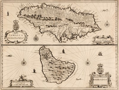 Lot 129 - Maps & Charts. A Collection of approximately 160 Maps and Charts, 17th-19th century