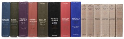 Lot 59 - Churchill (Winston S.). Winston S. Churchill, 8 volumes, 1966-88