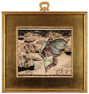 Lot 562 - Rackham (Arthur, 1867-1939). Princess by the Sea (from Irish Fairy Tales), circa 1920