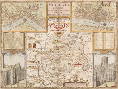 Lot 133 - Middlesex. Speed (John & Norden John), Midle-Sex described..., 1676
